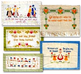 Broderade gamla bonader - klicka !