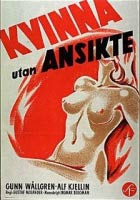 Kvinna utan ansikte, manus 1947 (1:a affisch)