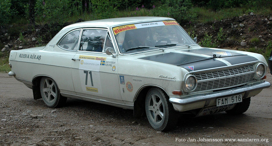 Karl-Bertil Ling/Jan Nilsson, Opel Rekord Coup� 6:a