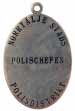 Polisbricka i vitmetall M/1926 Norrtelje - Klicka för större format